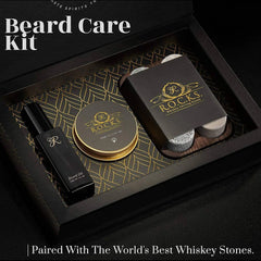 Whiskey Stones & Grooming Kit Gift Set