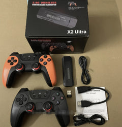 X2 Ultra Retro Game Stick 4K w Plug & Play Video Gaming Console