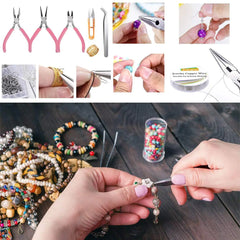 Jewelry Making Kit w 1171pcs Beads & Tools