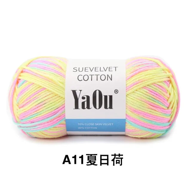 Cotton Hand-Knitted Yarn