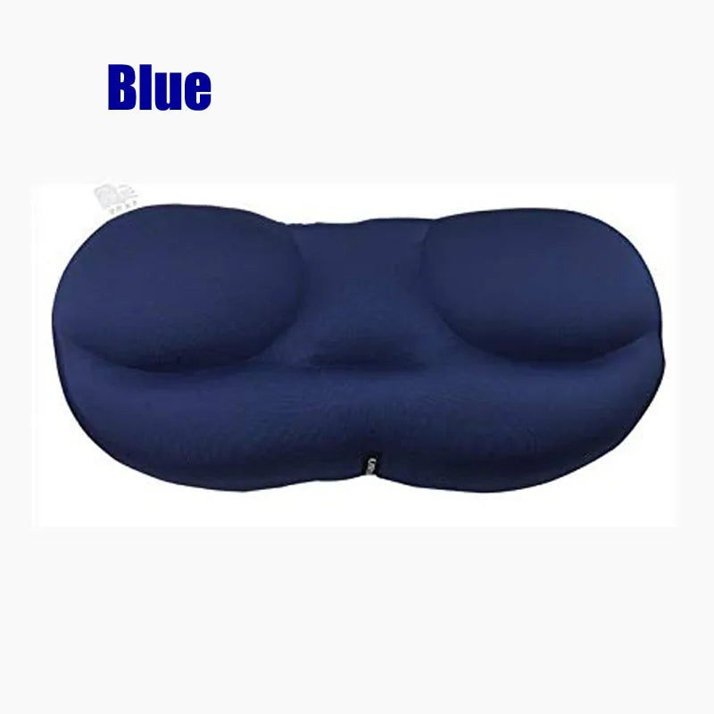 3D Neck Micro-Airball Pillow: Deep Sleep Washable Headrest
