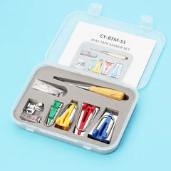 Multi-Functional Bias Tape Maker Kit for Electric Sewing Machines