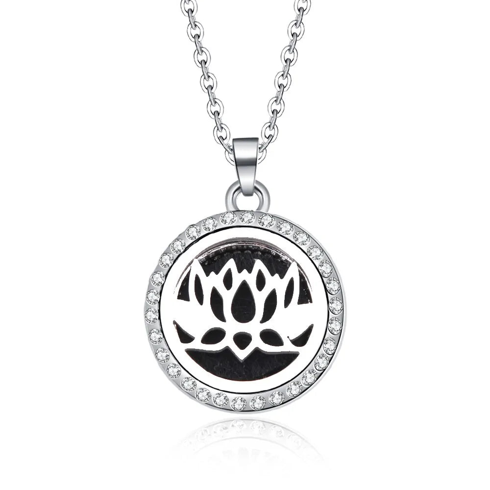 Aroma Oil Diffuser Perfume Necklace