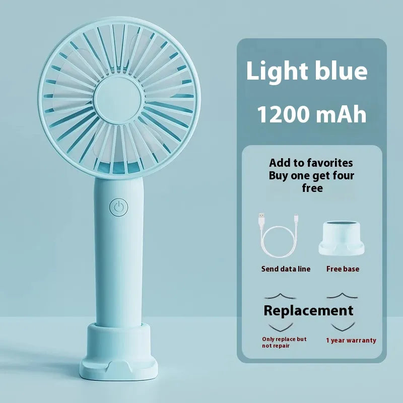 Small Ultra-Quiet Handheld Fan