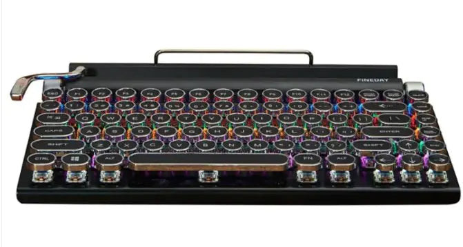 83-Key Wireless Dual-Mode Green Axis Mechanical Keyboard