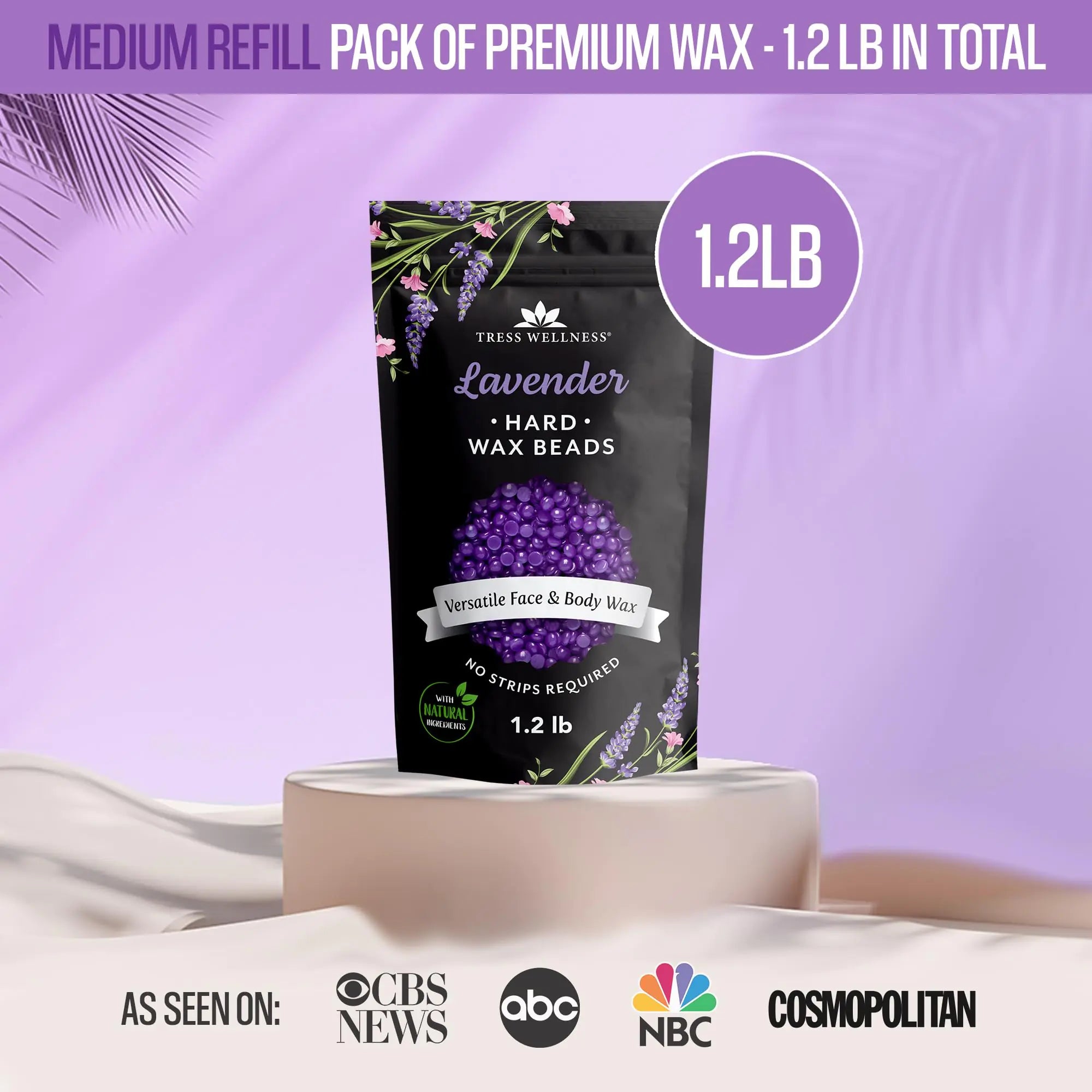 Lavender Bean Hard Wellness Wax