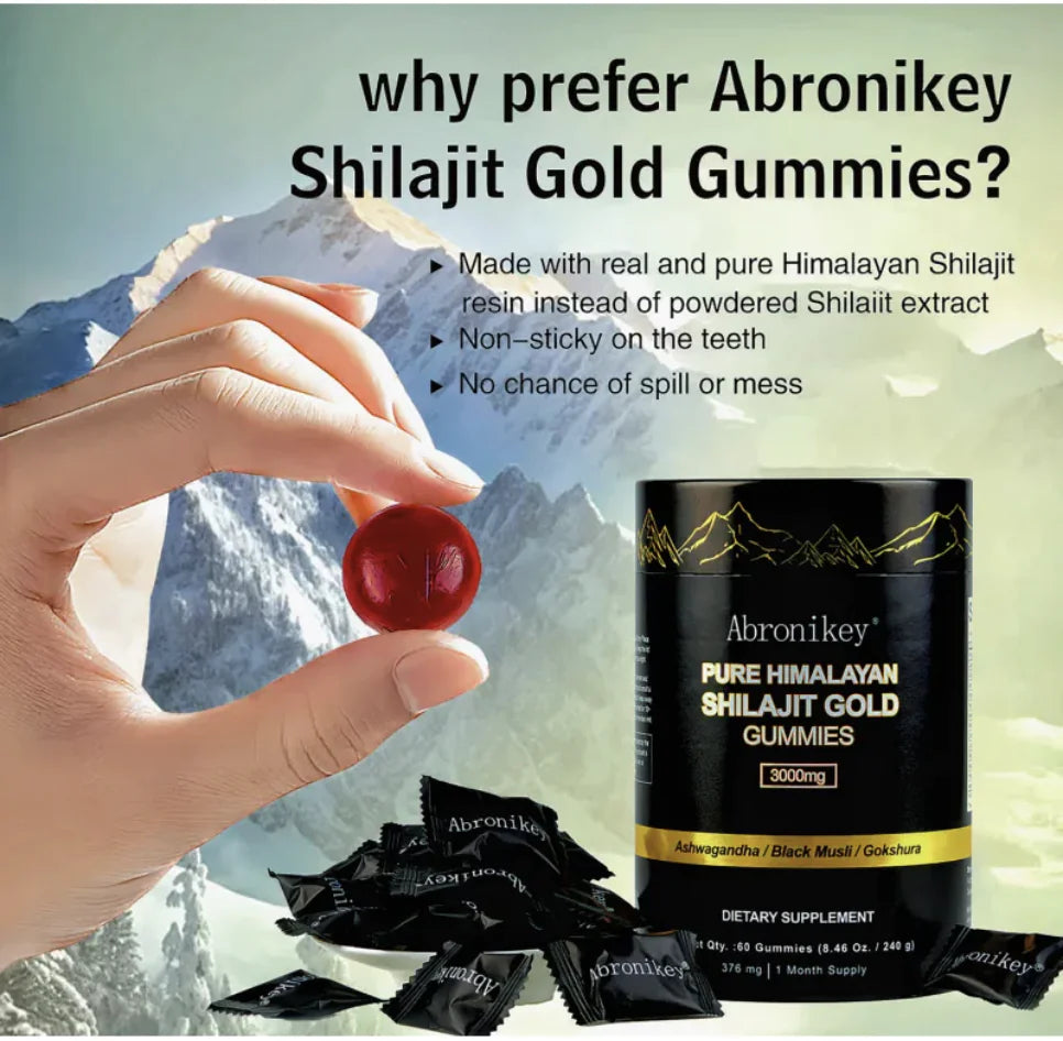 Himalayan Shilajit Gummies w Ashwagandha & Gokshura