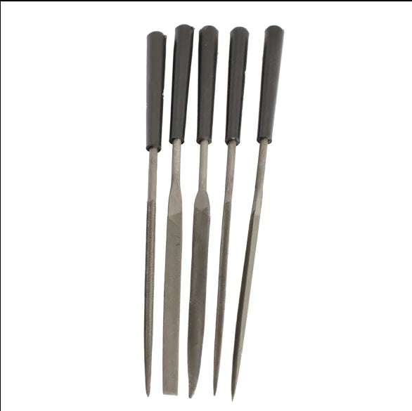 5-Piece Needle File Set for Crafts Carving