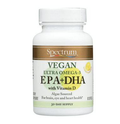 Spectrum Essentials SoftGels Vegan Ultra Omega-3 w Vitamin D