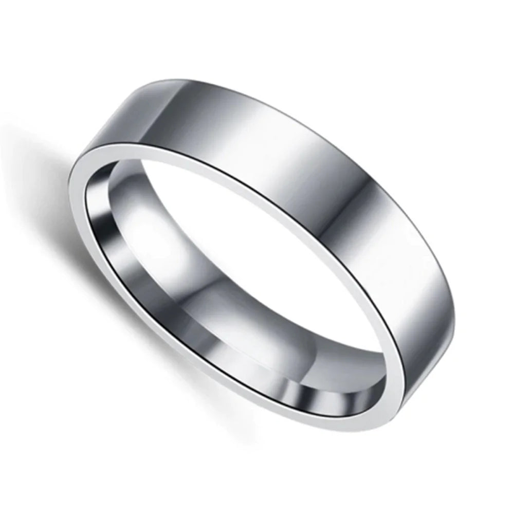 Tungsten Steel Couples Rings