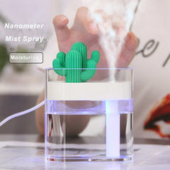 160ML Ultrasonic Air Humidifier, Essential Oil Diffuser & Anion Mist Maker