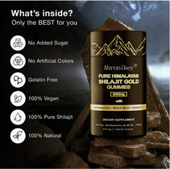 Himalayan Shilajit Gummies w Ashwagandha & Gokshura