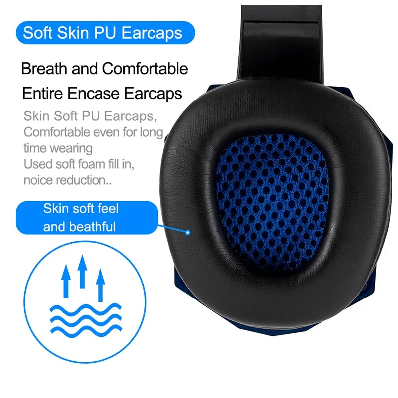 LED-Light Wired Gamer Headset