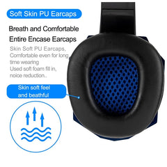 LED-Light Wired Gamer Headset