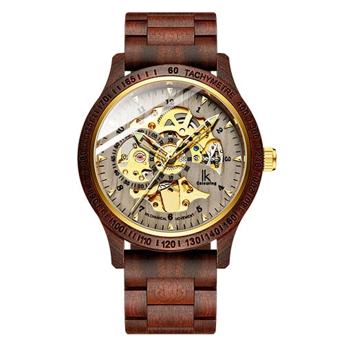 Luxury Classic Wooden Men's Mechanical Watch