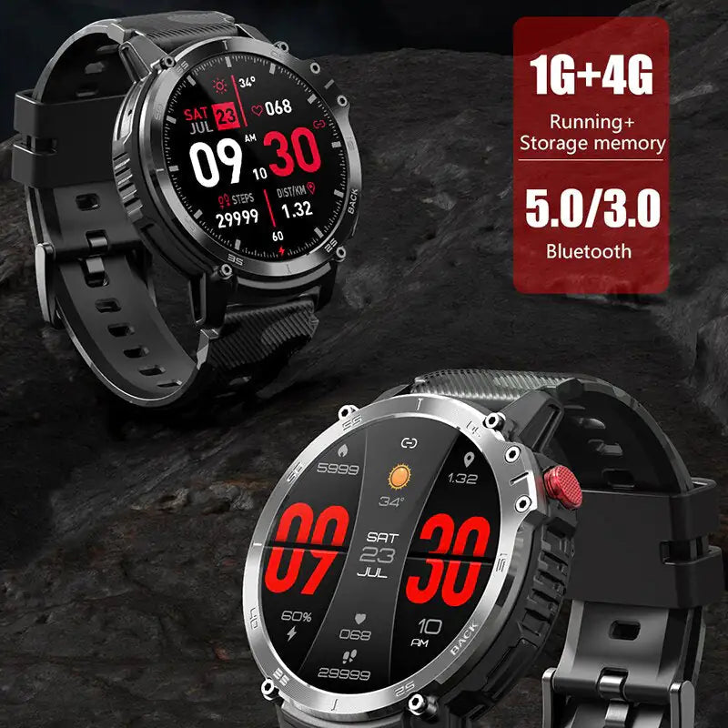 Active Lifestyle Smart Watch w Massive Data Storage