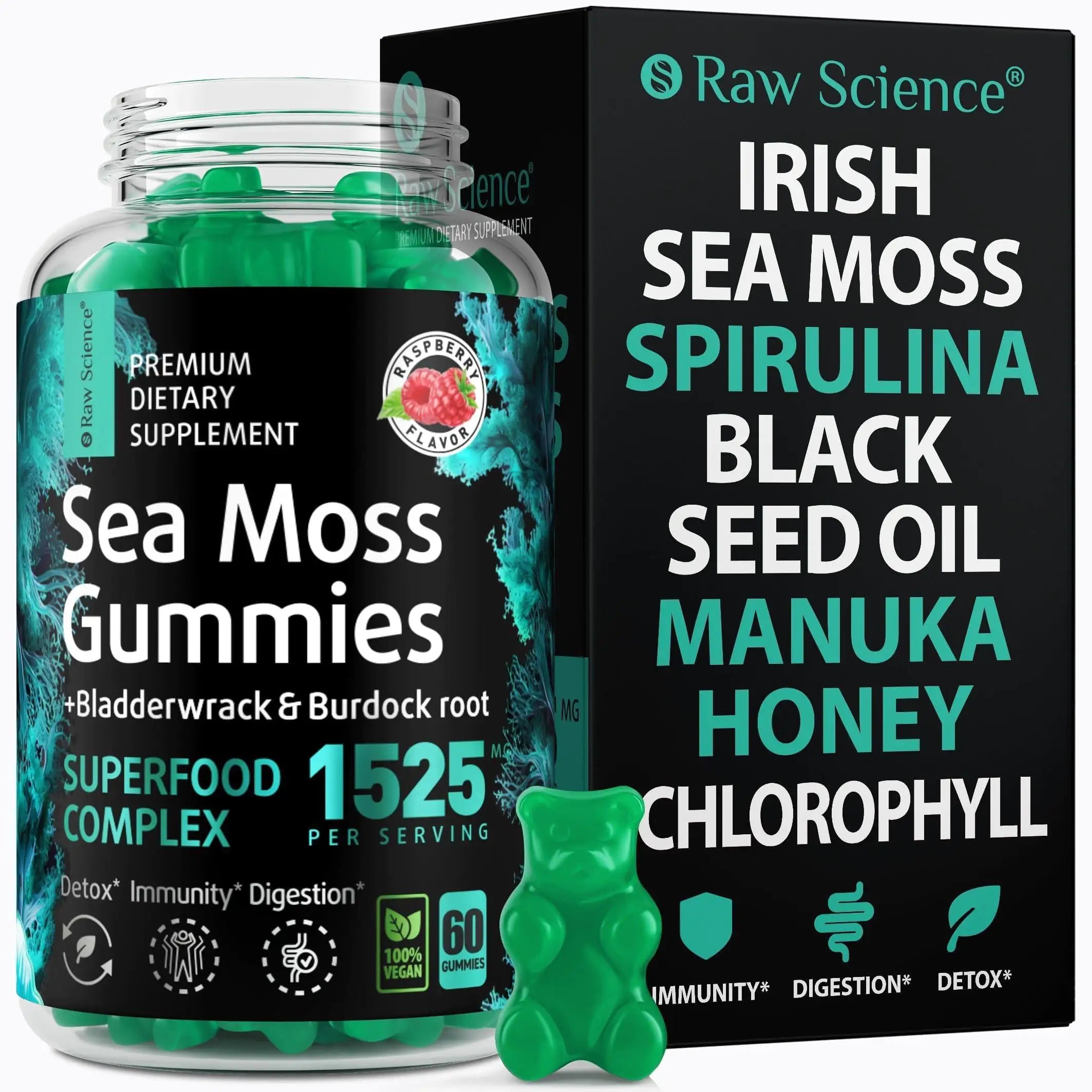 Irish Sea Moss Gummies for Detox & Thyroid Support