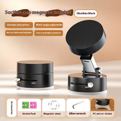 Retractable Double-Sided Vacuum Cup + Magnetic Phone Holder