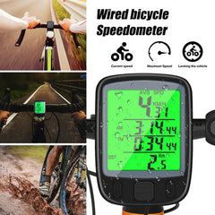 Bicycle Wireless Digital Speedometer & Odometer