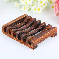 Space-Saving Bamboo & Wood Soap Dish