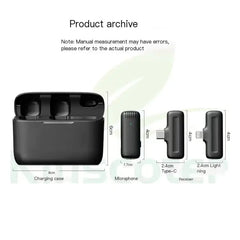Wireless Lavalier Microphone J11/J13 w Charging Case