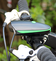 Rechargeable Bicycle Headlight & Horn