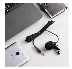 Lavalier Microphone w Headset Accessories