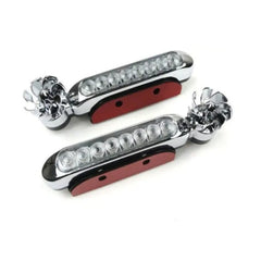 LED Car Grille Lights w Colorful Wind Energy Design