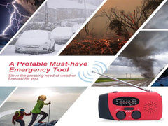 Portable Multi-Powered Emergency Weather Radio
