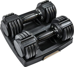 Adjustable Dumbbell w Rotating Handle