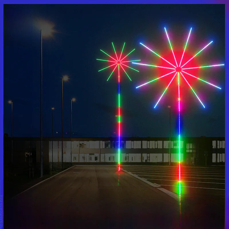 LED Sound-Controlled Meteor Shower Light Strip