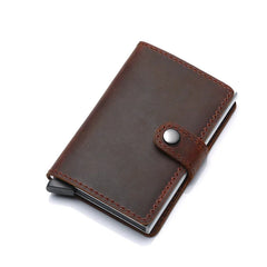 RFID-Blocking Leather Wallet