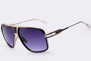 Metallic Retro Sunglasses