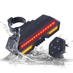 USB Rechargeable LED Bicycle Tail Light & Indicator