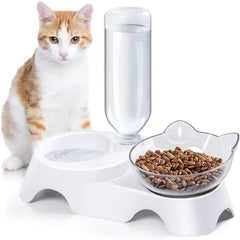 Triple Bowl Food & Water Feeder