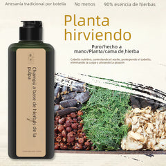 Silicone-Free Herbal Shampoo w Natural Ingredients