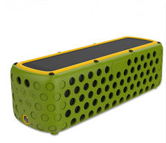 Portable Solar-Powered Bluetooth Speaker w Bass