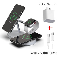 3-in-1 Wireless MagSafe Charger Stand