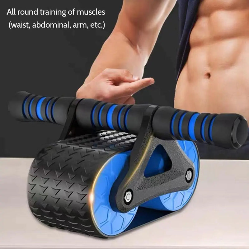 Abdominal Muscle Fitness Double-Wheel Exerciser