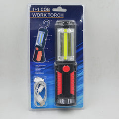 USB Rechargeable Car Repair LED Work Light w Magnet