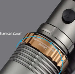 High-Intensity Rechargeable & Adjustable Flashlight