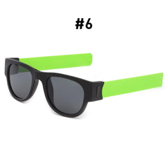 Fancy Slap Wristband Polarized Sunglasses