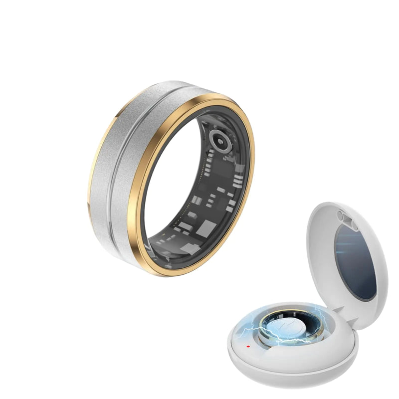Unisex Waterproof Bluetooth Wellness-Tracking Smart Ring