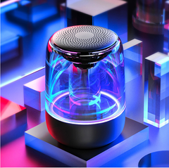 Portable Bluetooth Speaker w Variable Color LED Light