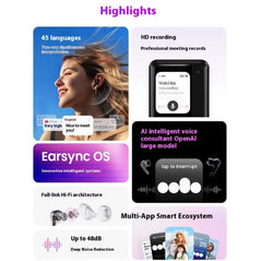 Premium AI Bluetooth Earphones w Real-time Translation