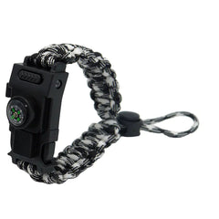 Umbrella Rope Survival Bracelet w Compass & Knife