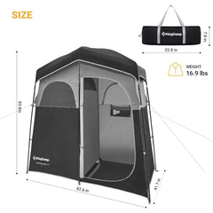 Oversized Camping Shower Tent w Floor