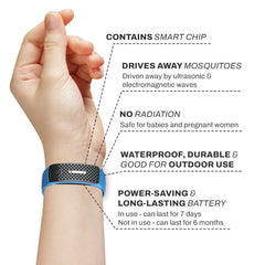 Ultrasonic Mosquito Repellent Bracelet for Kids