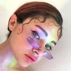 Stylish Slimline Sunglasses w Ocean Lens