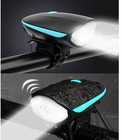 Rechargeable Bicycle Headlight & Horn
